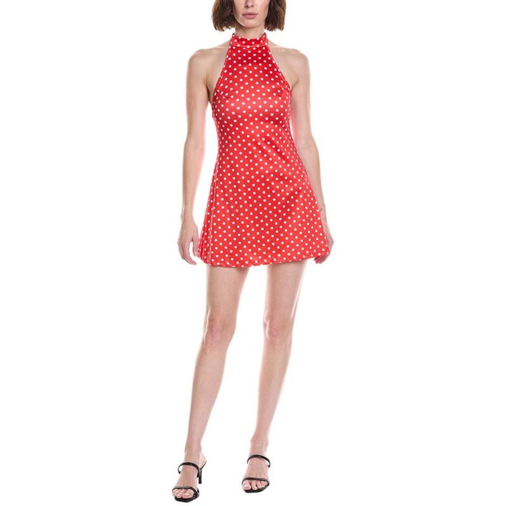 Colette Rose Womens  Dot Mini Dress, Red